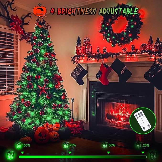 String Lights 168 ft Outdoor Color Changing LED with Remote and Reel
