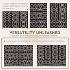 Kozyard Metal Privacy Screen 74" H x 47.2" W Decorative Outdoor Divider - Image 6