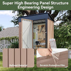 Aoxun 5x3 FT Shed Outdoor Waterproof Storage Shed Metal Garden Shed - Image 6