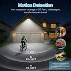 LED Parking Lot Light 150W - Motion Sensor Outdoor Lights UL Listed - 5000K 22500lm Led Flood Security Light with Photocell - Wall Mount Commercial Street Area Light for Yard Barn Garage - 100-277V