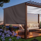 Universal Pergola Replacement Canopy Outdoor Canopy Shade Cover Waterproof Shade Top Cover for Outdoor Patio Porch Backyard(16 x 10 ft,Coffee)