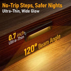 LEONLITE 12-Pack 10.6 Inch 5CCT LED Low Voltage Step Lights, 12–24V AC/DC 6W Surface Mount Ultra-Slim Landscape Stair Lights, IP65 Aluminum Outdoor Lighting for Decks, Hardscapes, Oil Rubbed Bronze