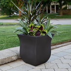 Mayne 5873-ES Polyethylene Planter, Espresso 16x16