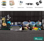 YITAHOME 100 Gallon Outdoor Storage Box, Large Water Resistant Resin Deck Box - Image 5