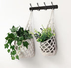 4 Packs Hanging Planters for Indoor Plants, Wall Plant Holder | Plant Hanger Indoor, Wall Planters for Indoor Plants, Hanging Plant (4PK, 2 Large + 2 Small)