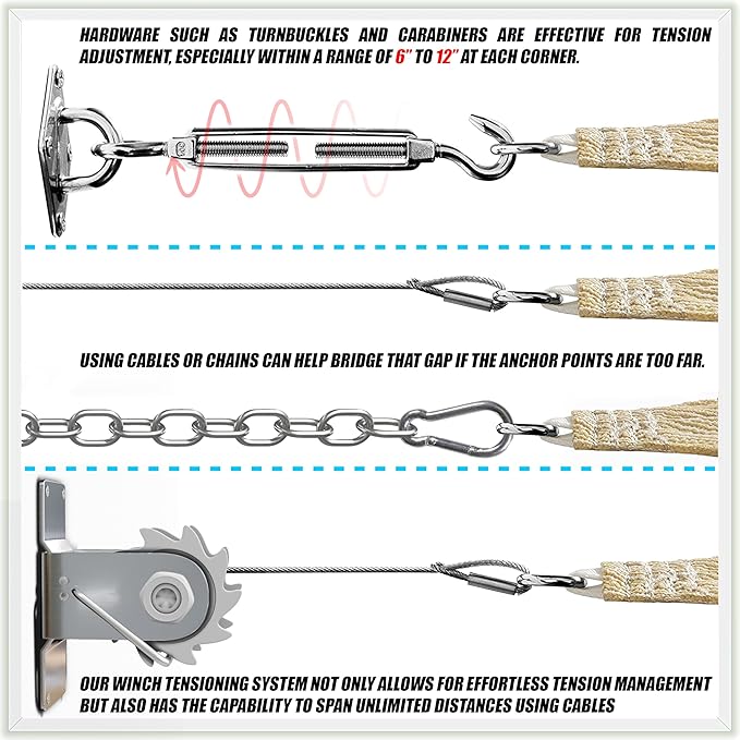 ColourTree TAPR1616 Custom Size 6' x 21' Sand Beige Sun Shade Sail Canopy UV Block UPF50 Rectangle - Commercial Standard Heavy Duty - 190 GSM - 3 Years Warranty