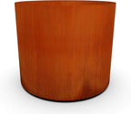 Plantercraft Extra Large Corten Steel Planter - 42x36 Large Round Planters for Outdoor Plants - Modern Metal Statement Piece for Commercial & Residential Patios or Entryways