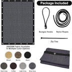 Artpuch 90% Sun Shade Cloth, 3 x 16 FT Pergola Shade Cover Canopy with Grommets, Sun Screen Fabric Tarp for Patio, Outdoor, Garden, Backyard, Dark Grey