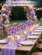 Artificial Flower Balls, Lilac Silk Roses for Wedding Centerpieces