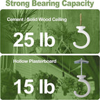 6pcs Ceiling Hooks for Hanging Plants,Hanging Hanging Lights Metal Small Hooks,Indoor Outdoor Wall Heavy Duty Plant Hanger Swag Hook