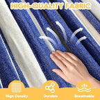 ANYOO Cotton Hammock Portable Camping Hammocks for Hanging Sturdy Garden Comfortable Fabric Hammock with Tree Straps Up to 660lbs with Travel Bag for Camping Outdoor/Indoor Patio Backyard
