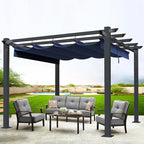 SCOCANOPY Ripstop Replacement Cover Compatible with Home Depot Hampton Bay Pergola # GFM00467F,GFM00469A,(Navy Blue)