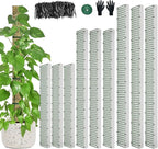 60"/40"/24" Metal Moss Pole, D Shape Sphagnum Moss Pole, Moss Poles for Climbing Plants, Monstera, Indoor Climbing Plants (3 Each of 60" 40" 24")