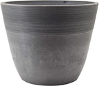 Arcadia Garden Products FM35CT Etched Pot 14x11-Cement