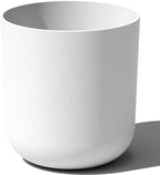 Veradek Mason Series Lima Planter - Round Planter for Indoor or Outdoor Porch/Garden | Made from Plastic-Stone Composite with Drainage Holes | Modern Décor for Succulents, Flowers, Small Plants