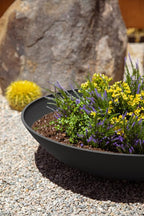 Veradek Mason Series Lane Bowl Planter| for Indoor or Outdoor Tabletops/Gardens |Made from Plastic-Stone Composite with Drainage Holes|Modern Décor for Flowers, Succulents, Small Plants