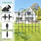 2 Pack Trellis for Climbing Plants Outdoor,47.2" H Garden Trellis,Rustproof Garden Arch Trellis Cucumber Tomato Support Structure for Raised Bed
