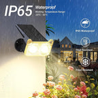 LETMY Solar Spot Lights Outdoor Waterproof with Bigger LED, Auto ON/Off 135°Adjustable Solar Lights Outdoor, 2-in-1 Wall Lights & 2 Modes Landscape Spotlights for Tree Yard Pathway Garden Decor 2Pack