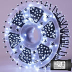 String Lights 500 LED, 165ft Waterproof Outdoor Plug-In, White