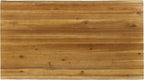 Christopher Knight Home Sanibel Outdoor Acacia Wood Coffee Table, Teak Finish / Rustic Metal,Black and Brown