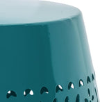 Christopher Knight Home Ruby Outdoor 12" Iron Side Table, Teal