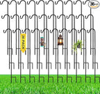 36 Pcs 24 Inch Shepherds Hook for Outdoor Adjustable Bird Feeder Pole Metal Steel Shepard Hooks for Hummingbird Stand Feeder Pole for Garden Plant, Lantern, Hanging Wedding Decor