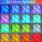 ANJAYLIA 99FT 300 LED Color Changing Rope Lights, 18 Colors Outdoor String Lights with Plug & Remote, Led Rope Lights Outdoor Waterproof, Christmas Lights for Bedroom Deck Halloween Decorations