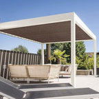 Eden's Decor Straight Flat-Edged Sun Shade Sail Rectangular 4' x 19' Brown UV-Blocking Outdoor Canopy Fabric Cloth Awning for Pergola Patio Garden Backyard Custom Size