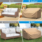 Heavy Duty Patio Sofa Cover, Mrrihand 2-Seater Outdoor Sofa Loveseat Cover - Image 5