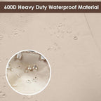Vailge Round Patio Furniture Covers, 100% Waterproof Outdoor Table Chair Set - Image 4