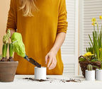 Planter Pots 12 Pack, 3 Inch Matte White Plastic with Saucers