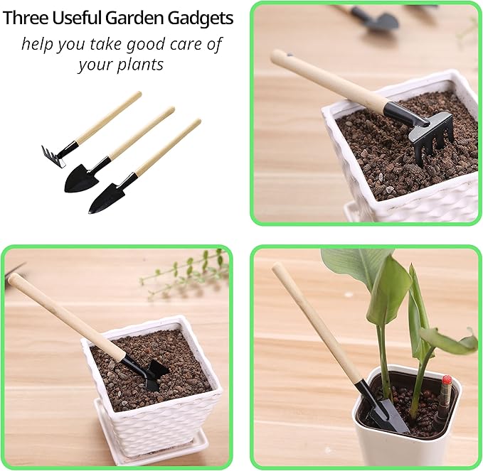 13 Pack Plant Saucer, 8 10 12 Inch Durable Plastic Plant Trays for Pots, White & Black Round Plant Pot Saucers, Drip Tray for Indoor and Outdoor Garden (for 5 6 7 8 9 10 Inch Pot)