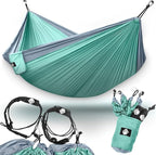 Legit 2 Person Camping Hammock - Double Tree Hammock - Portable & Heavy Duty - Perfect for Outdoor & Travel