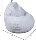 Big Joe Tuffet Weatherproof Bean Bag Chair, Ceramic Intertwist, Durable Weather Resistant Fabric, 2.5 feet Teardrop