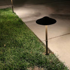 Lumina Lighting® 3W Landscape Lighting 12V Landscape Lights Low Voltage Landscape Path Lights Warm White Waterproof Outdoor Replaceable G4 LED Bulb for Garden Pathway Lawn Yard (Bronze, 2-Pack)