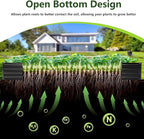 10×3×1FT(2PCS) Galvanized Raised Garden Bed Kit, Metal Planter Boxes,Large Outdoor Planters Garden for Planting Vegetables,Flowers,Herbs -Black