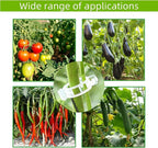 200 Pcs Plant Support Clips,Plastic Clips for Securing Plants,Tomato Vine Clips,Plant Fixing Clips,Garden Clips for Climbing Plants,Grape and Vine Vegetables (200, Green)