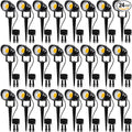 SUNVIE 24 Pack Low Voltage Landscape Lights LED 12W Landscape Lighting with connectors AC/DC 12V-24V Outdoor Spotlight IP65 Waterproof Tree Flag Lights Warm White Spotlights for Yard Garden Pathway