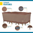 DUCKCOVERS Ultimate Waterproof Rectangular/Oval Patio Table - Image 5