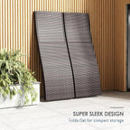 Nestl Chaise Lounge Chair Outdoor Set of 4, Wicker Patio Lounge Chair, Outdoor Lounge Chair with Reclining Backrest