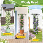 Garden Trellis for Climbing Plants Outdoor, 65 Inch Mushroom Top Trellis for Climbing Plants, Plant Trellis Support for Potted Plants Climbing Vine Rose Clematis Vegetable Trellis, 1 Pack (1)