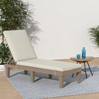 Best Choice Products Outdoor Lounge Chair, Resin Patio Chaise Lounger for Poolside, Backyard, Porch w/Seat Cushion, Adjustable Backrest, 5 Positions, 330lb Capacity - Brown/Ivory