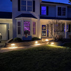 LEONLITE 8-Pack Premium Series 4 Inch 2W LED Retaining Wall Lights Swivel, Hardscape Lighting Low Voltage, LED Landscape Lights, 12V Hardscape Paver Light, Outdoor Step Light, 2700K Soft White, ETL