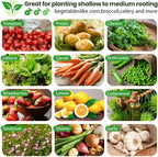 2 Pack Tall 6x3FT Corrugated Galvanized Steel Raised Garden Bed Outdoor, Metal Above Ground Garden Bed for Vegetables and Flowers, Rectangle Raised Beds for Gardening