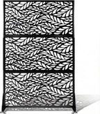 VINGLI Privacy Fence Panels, 72H’’ x 47W’’ Metal Privacy Screen Freestanding, Decorative Privacy Panels for Patio Garden Pool, Outdoor & Indoor (Leaf)