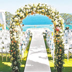 Arbor Black Metal Garden Arch with Two Size Options