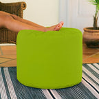 Jaxx Spring Indoor/Outdoor Bean Bag Pouf Ottoman, Lime