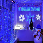 String Lights 66ft 200-LED Blue Outdoor Waterproof