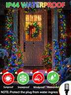 Smart Color Changing Easter Lights with Remote & App Control, 66FT 200LED RGB Pastel String Light with Timer, Music Sync Multiple Modes Twinkle Christmas Light Waterproof Indoor Outdoor Easter Decor