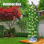 2-Pack 6FT Garden Obelisk Trellis for Climbing Plants,70”Metal Plant Support Tower, Heavy Duty Thickened Tube,Rustproof Black Flower Stand for Vines, Roses, Outdoor & Indoor Use
